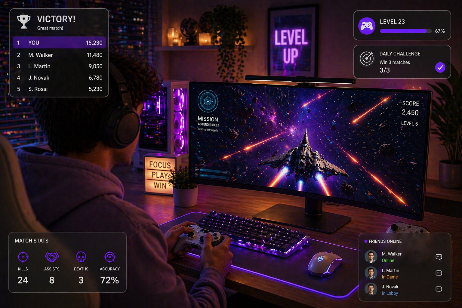 Un design léger pour des sessions plus agréables